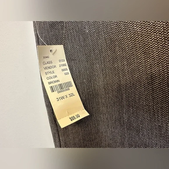 Bullhead Dillon California Black & White Mini Herringbone Chino Pants - Picture 3 of 4